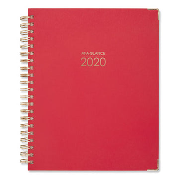 AT-A-GLANCE® Harmony Weekly-monthly Hardcover Planner, 11 X 8.5, Berry Cover, 13-month (jan To Jan): 2021 To 2022 freeshipping - TVN Wholesale